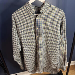 Vintage Ralph Lauren Blake L Plaid Shirt 100% Cotton – Flaw in Back